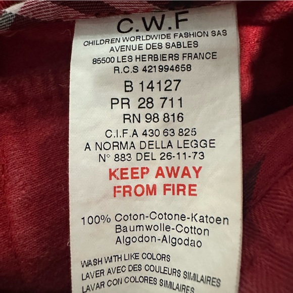 Burberry Red Textured Wide Leg Zipper Pants Size 4 - Picture 9 of 10